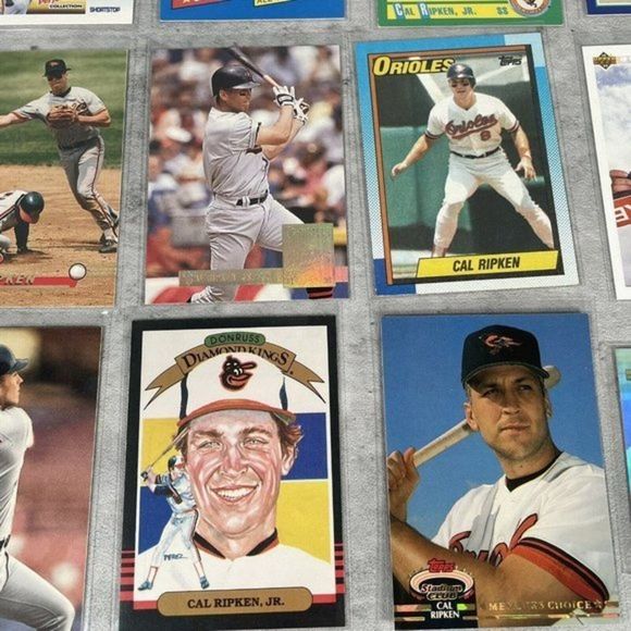HUGE 20 Card Lot Cal Ripken Jr Baltimore Orioles Stadium Donruss Gold Upper Deck - Picture 6 of 7